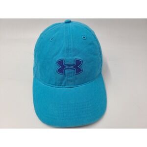 Women Under Armour Strapback Adjustable‎ Hat Cap Cotton Casual Baseball UA Blue